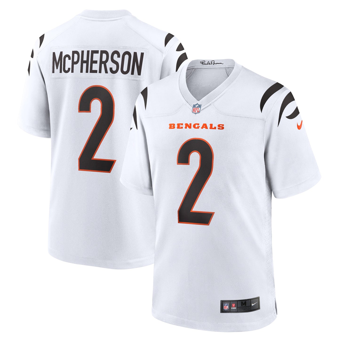 Evan McPherson Cincinnati Bengals Nike Game Player Jersey - White