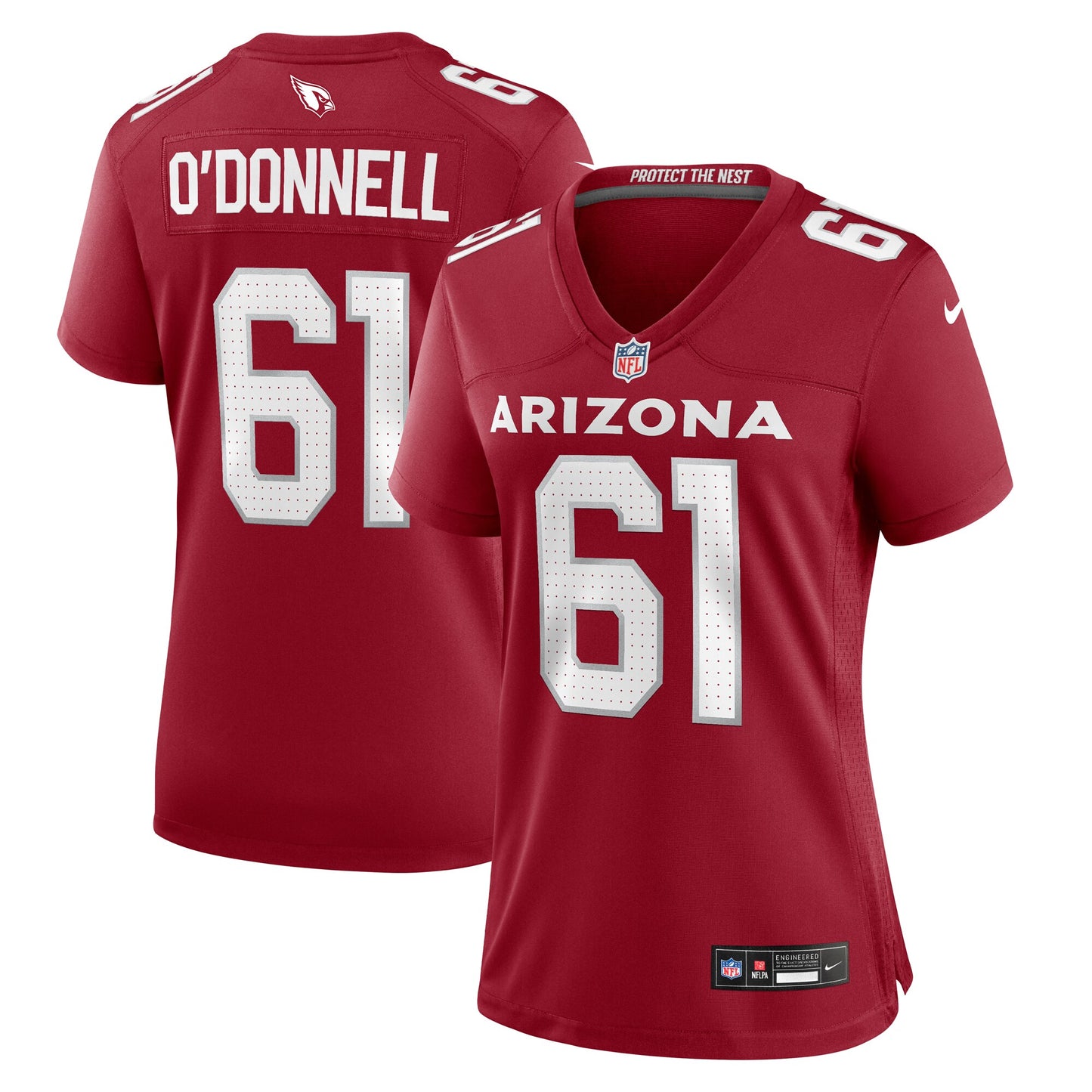 Carter O'Donnell Arizona Cardinals Nike Women's Team Game Jersey - Cardinal