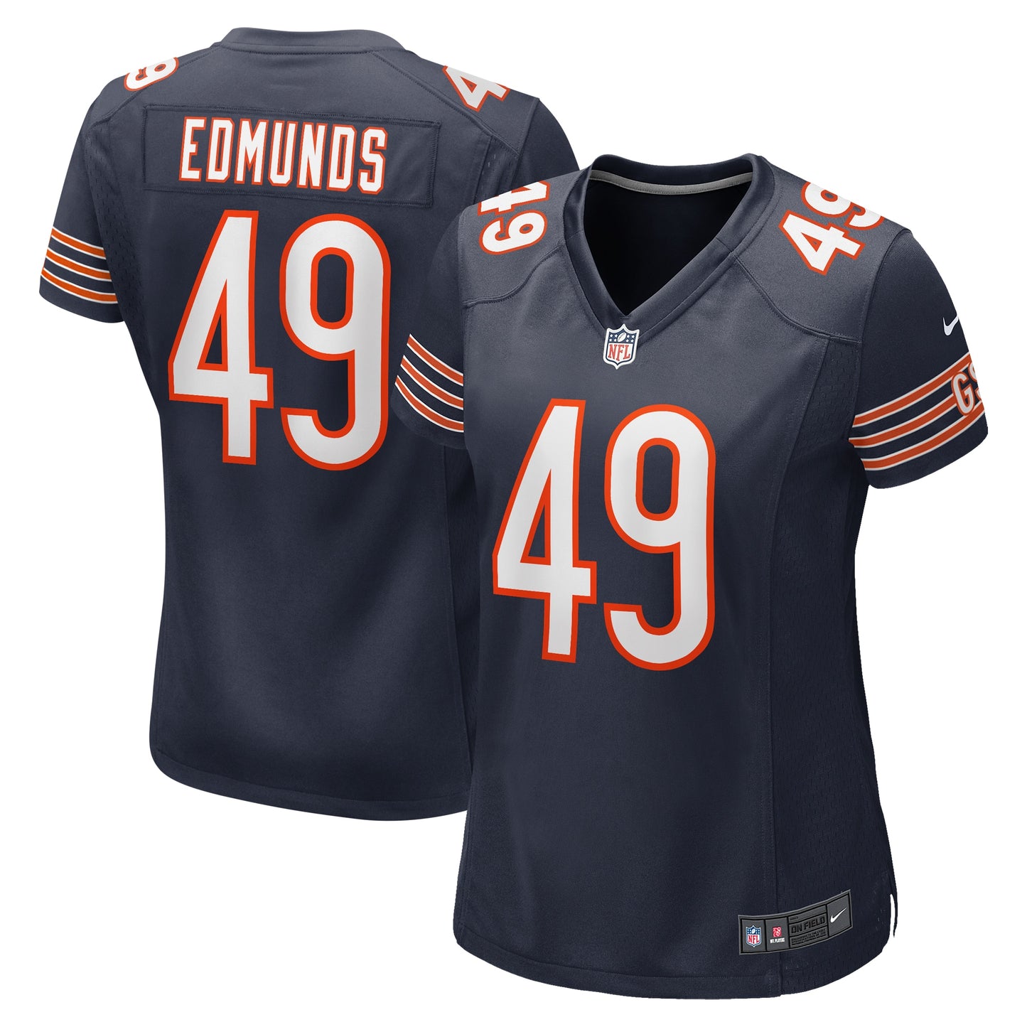 Tremaine Edmunds Chicago Bears Nike Women's Game Player Jersey - Navy